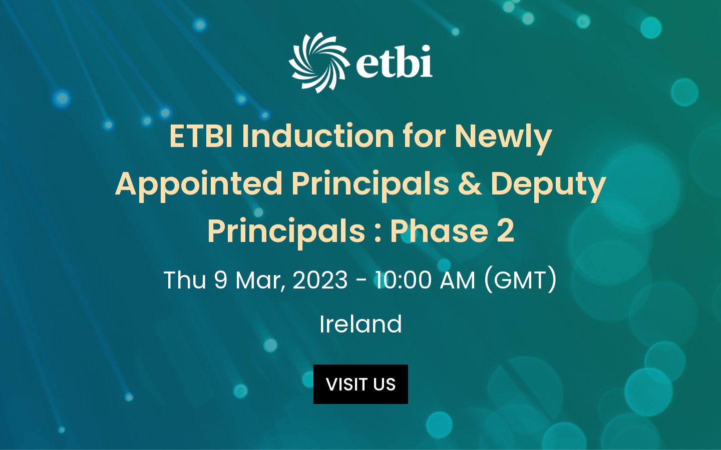ETBI Induction for Newly Appointed Principals & Deputy Principals Phase 2